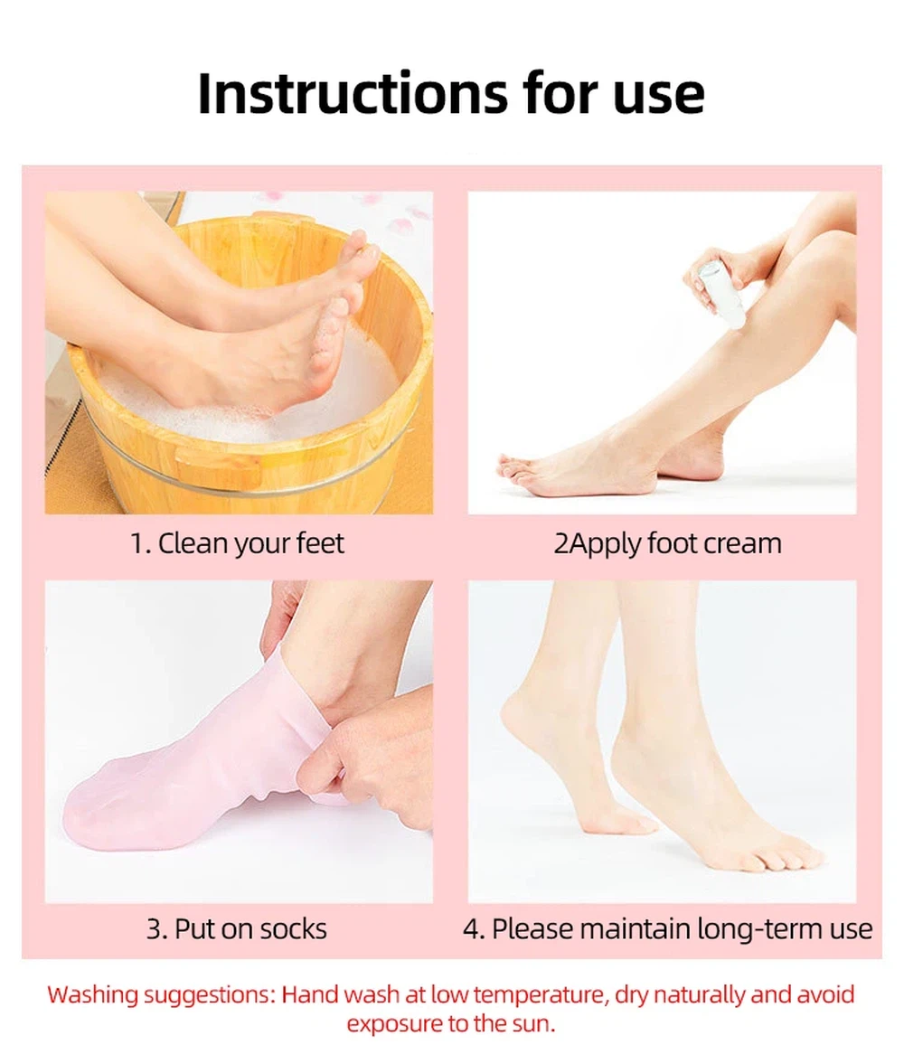 silicone sock foot care silicone sock foot care