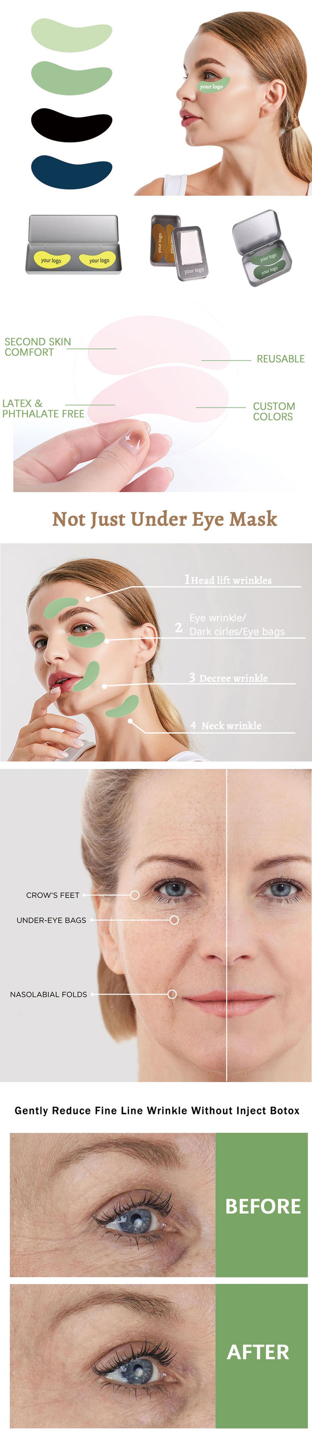 Silicone Eye Pads Silicone Eye Pads