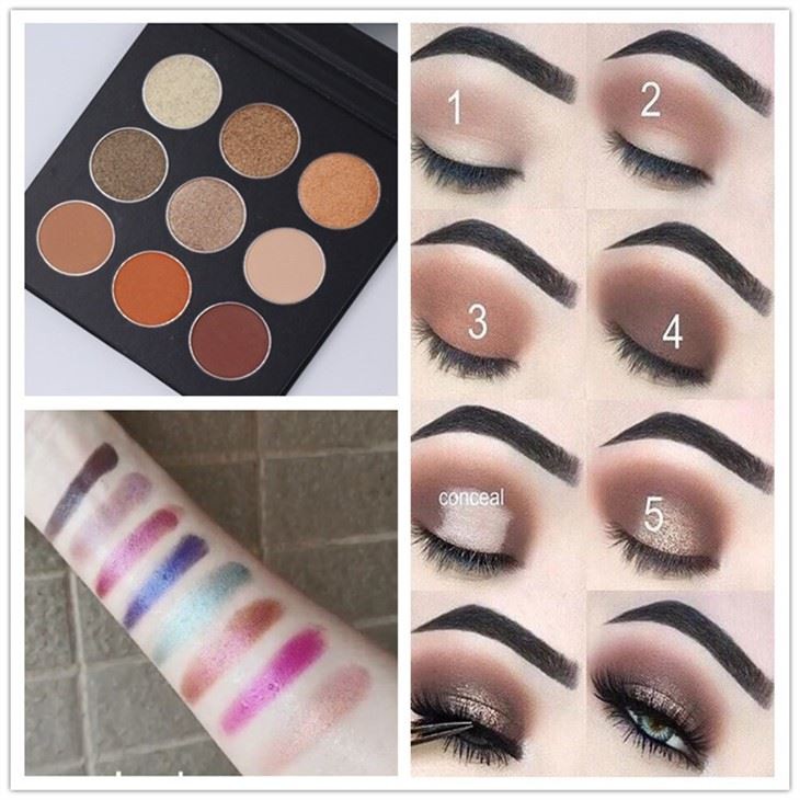 metallic eyeshadow